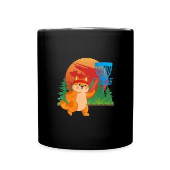 Frisbee Golf Disc Golf - Full Colour Mug - black - Front