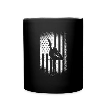 Bâton Twirling Bâton Twirler cadeau - Mug uni - noir - Devant