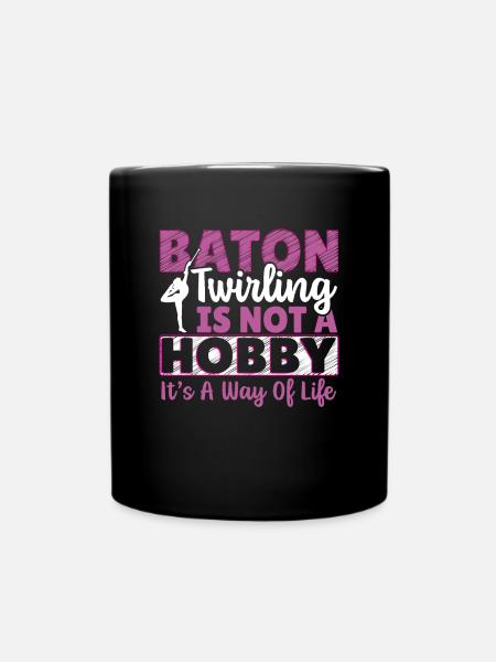 Bâton Twirling Bâton Twirler cadeau - Mug uni - noir