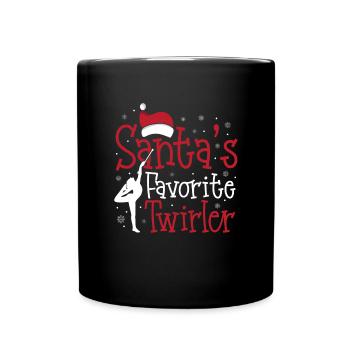 Baton Twirling Baton Twirler Gift - Full Colour Mug - black - Front