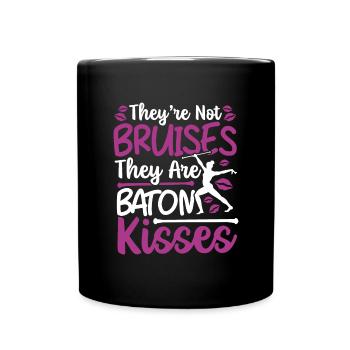 Baton Twirling Baton Twirler Gift - Full Colour Mug - black - Front