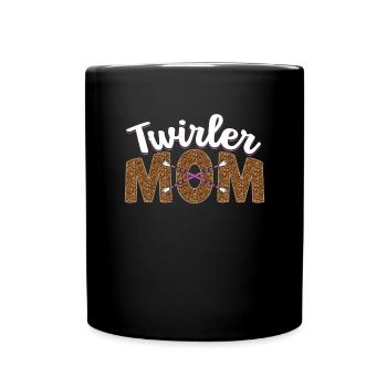 Baton Twirling Baton Twirler Gift - Full Colour Mug - black - Front