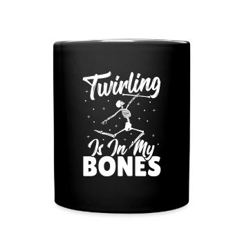 Baton Twirling Baton Twirler Gift - Full Colour Mug - black - Front