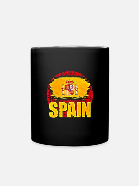 Spanien - Tasse einfarbig - Schwarz