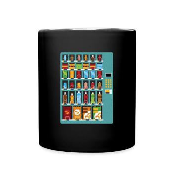 Distributeurs automatiques de boissons - Mug uni - noir - Devant