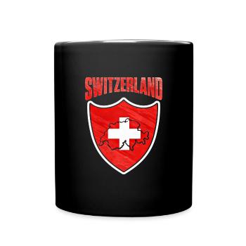 Switzerland - Full Colour Mug - black - Front