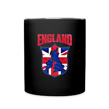 England - Full Colour Mug - black - Front