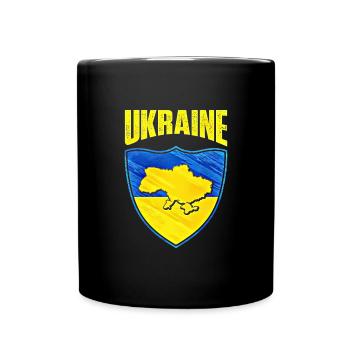 Ukraine - Full Colour Mug - black - Front