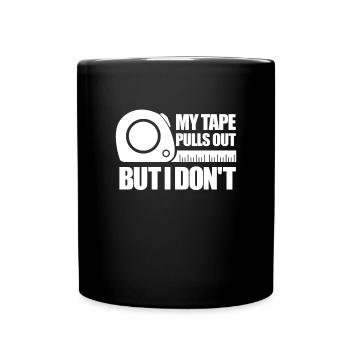 Mein Band zieht sich heraus, aber ich bin nicht pe - Tasse einfarbig - Schwarz - Vorne