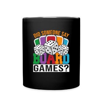 Board Games Game Board Gift - Full Colour Mug - black - Front