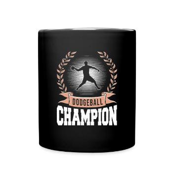 Dodgeball Gaga Ball Dodgeball Player Gift - Full Colour Mug - black - Front