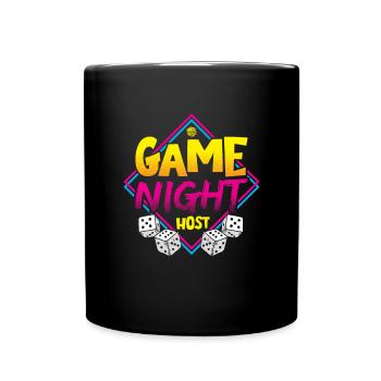 Jeux de société jeu de société cadeau - Mug uni - noir - Devant