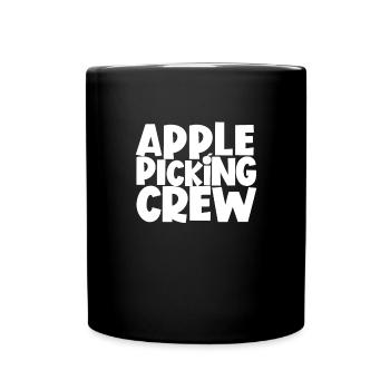 Apple Picking Crew Apple Picking Day Apple Picking - Tasse einfarbig - Schwarz - Vorne