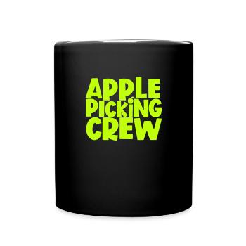 Apple Picking Crew Apple Picking Day Apple Picking - Tasse einfarbig - Schwarz - Vorne
