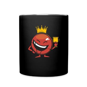 Boccia - Tasse einfarbig - Schwarz - Vorne