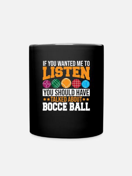 Boccia - Tasse einfarbig - Schwarz