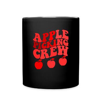 Apple Picking Crew Apple Orchard Apple Picking - Tasse einfarbig - Schwarz - Vorne