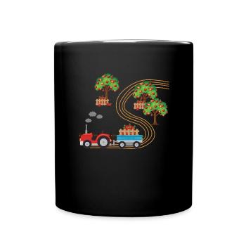 Apple Orchard Kids Apple Picking Apple OrchardKind - Tasse einfarbig - Schwarz - Vorne