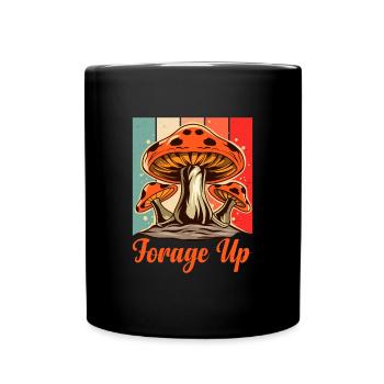 Chasseur de champignons Cueillette Foranger Fungiculture - Mug uni - noir - Devant
