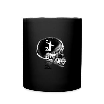 cadeau basketball amateur humour passion - Mug uni - noir - Devant