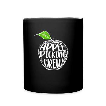 Apple Picking Crew Apple Orchard Gift Picking Crew - Tasse einfarbig - Schwarz - Vorne