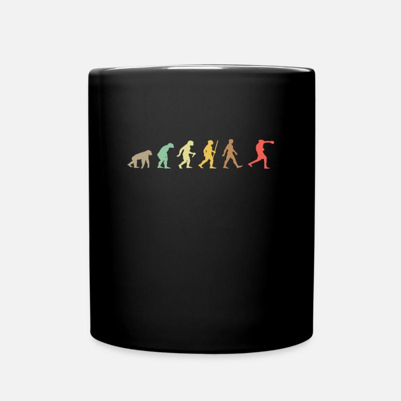 Vintage Boxing Retro Boxer Evolution - Mug uni - noir