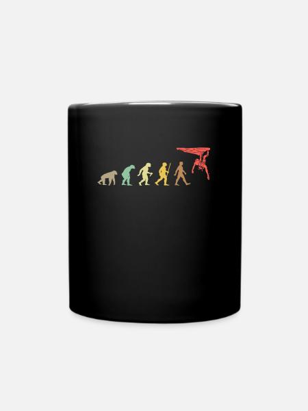 Climbing Retro Rock Climbing Evolution Climber - Mug uni - noir