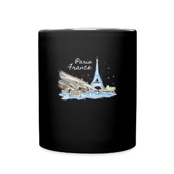 Paris, France, France, Tour Eiffel - Mug uni - noir - Devant