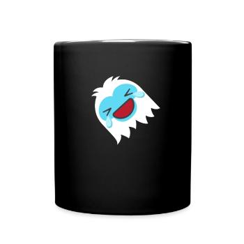 Rollen Sie auf dem Boden und lachen abscheuliche S - Tasse einfarbig - Schwarz - Vorne