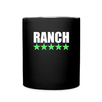 Ranch 5 Stars Ranch Dressing 5 Star Review - Full Colour Mug - black - Front