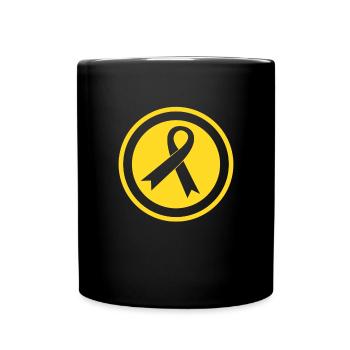 Cancer Awareness in Children Cancer Cancer Childhood - Full Colour Mug - black - Front