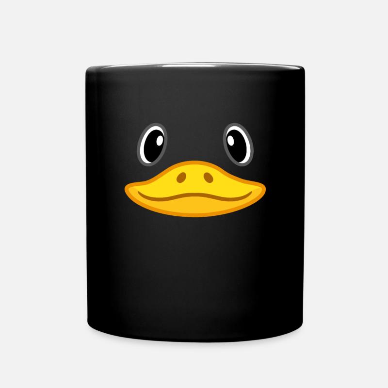 Duck Face Lazy Halloween Costume Duck FaceH - Mug uni - noir