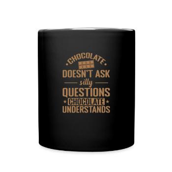 Chocolate Understands Whole Milk Cocoa - Full Colour Mug - black - Front