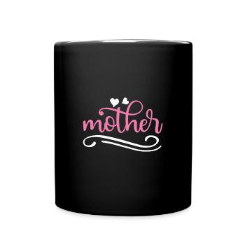 Je suis allée de maman en maman de maman en maman - Mug uni - noir - Devant