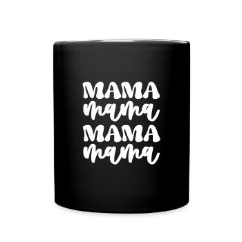 I went from mom to mom to mom mom mom mom - Full Colour Mug - black - Front