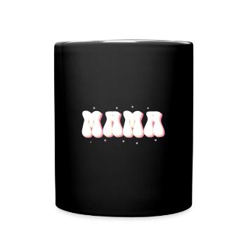 I went from mom to mom, from mom to mom - Full Colour Mug - black - Front
