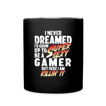 Super Sexy Gamer Gaming Pc Cadeau Gaming - Mug uni - noir - Devant