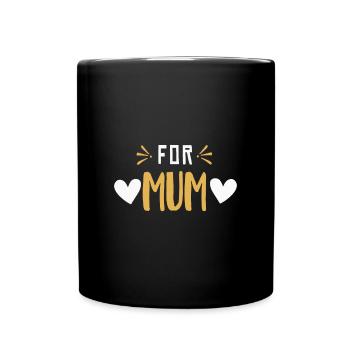 I went from mom to mom to be great - Full Colour Mug - black - Front