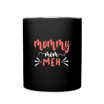I went from mom to mom to be great - Full Colour Mug - black - Front