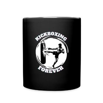 Combattant de kickboxing Kickboxer - Mug uni - noir - Devant