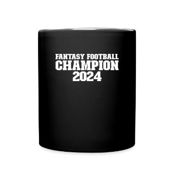 Fantasy Football Champion 2024 Fantasy Football 24 - Tasse einfarbig - Schwarz - Vorne