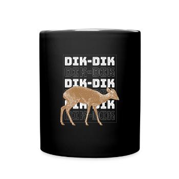 Dik Dik Africa Antelope - Full Colour Mug - black - Front