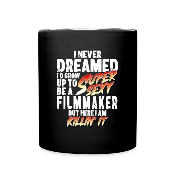 Super Sexy Filmmaker Filmmaking Gift - Full Colour Mug - black - Front