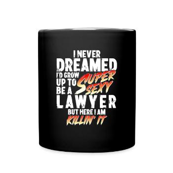 Super Sexy Avocat Avocat Cadeau Étudiant En Droit - Mug uni - noir - Devant