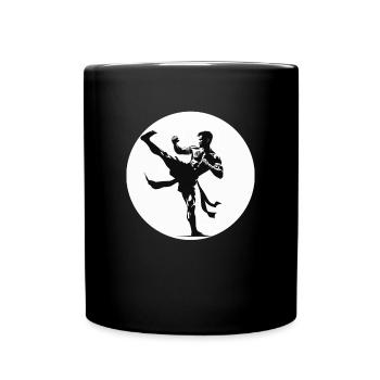 Muay Thai Art - Full Colour Mug - black - Front