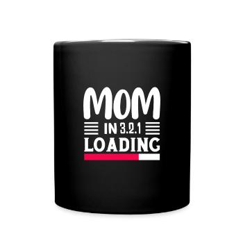 I went from mom to mom to be great - Full Colour Mug - black - Front