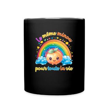Humour EVG Cadeau Futur Marié Garçon Mariage Team - Mug uni - noir - Devant