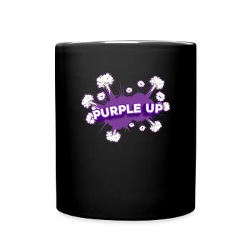 Lila up explosion Military Kids Month lila lila up - Tasse einfarbig - Schwarz - Vorne