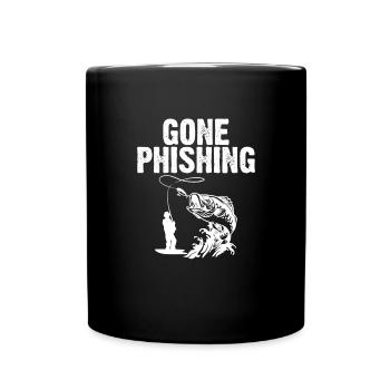 Cyber ??-Sicherheit wurde Phishing Hacker Cybersic - Tasse einfarbig - Schwarz - Vorne