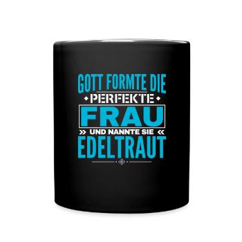 Edeltraut Name Design - Mug uni - noir - Devant